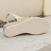 2026 Summer Women's Platform Wedge Sandals Peep Toe Buckle Strap Roman Plus Size Casual Shoes