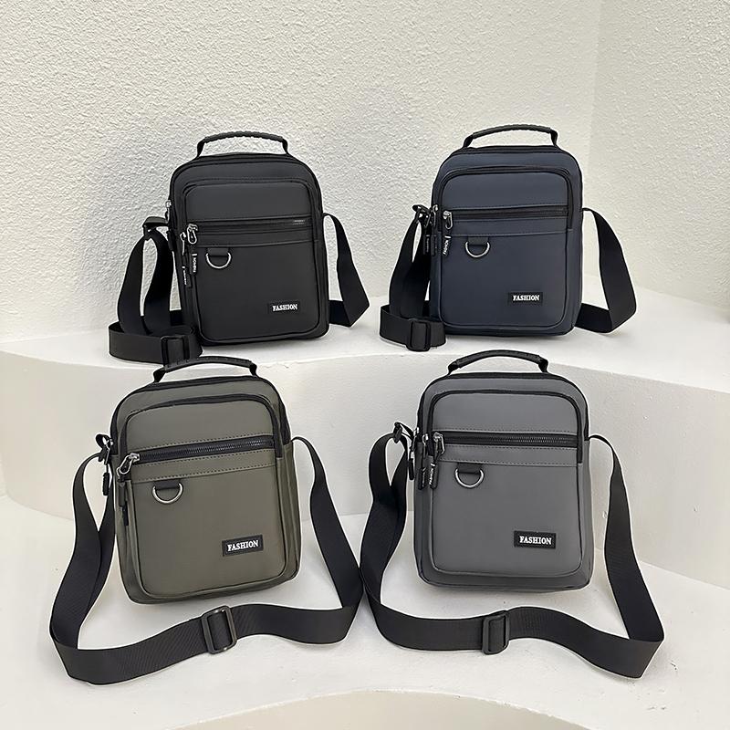 Pánska crossbody taška s veľkou kapacitou - Módna taška cez rameno s viacerými vreckami pre prácu a každodenné použitie