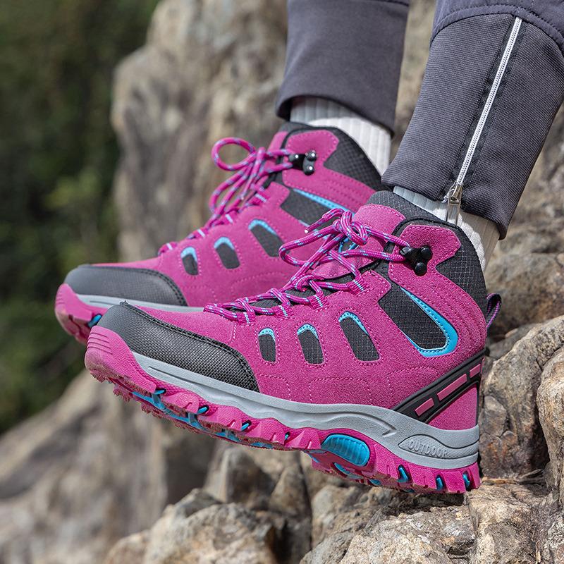Scarpe da Campeggio Sportive Outdoor Primavera Autunno Uomo Donna Piattaforma Comoda Stivali da Escursionismo Uomo Taglia Grande 46 Scarpe da Trekking Uomo Scarpe da Ginnastica