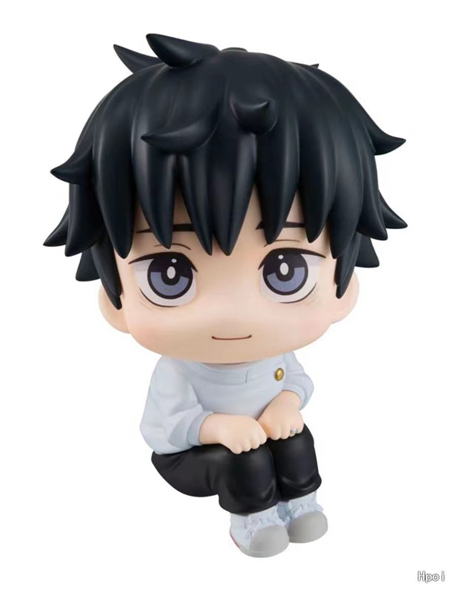 10cm Anime Jujutsu Kaisen Figuur Kijk Omhoog Q Versie Satoru Toji/Okkotsu Gojo/Geto Suguru Actiefiguur Fushiguro Yuta Figurine