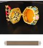 Vintage telephone crafts enamel color inlaid diamond hollow jewelry box flip cover home dressing table small ornament storage