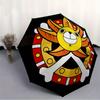 One Piece Auto Open/close, 8-Rib Iron Frame, Compact Folding Cute Umbrella All-Season  0808082