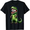 Funny Otter Wearing T-Rex Dinosaur Outfit Otter Lover T-Shirt