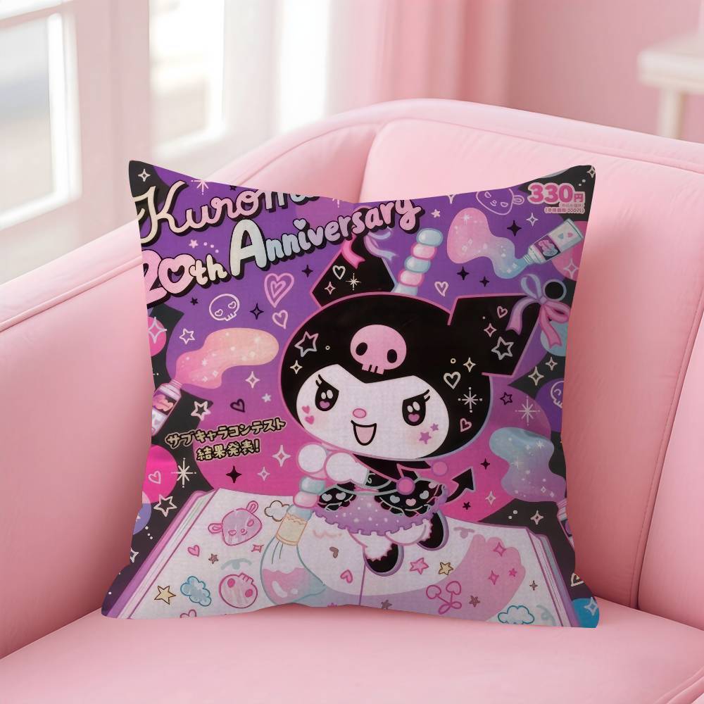 Pillow Cover Sofa Cushion Cover Home Room Decoration Children Gift Anime Cartoon K-Kuromies Cute
