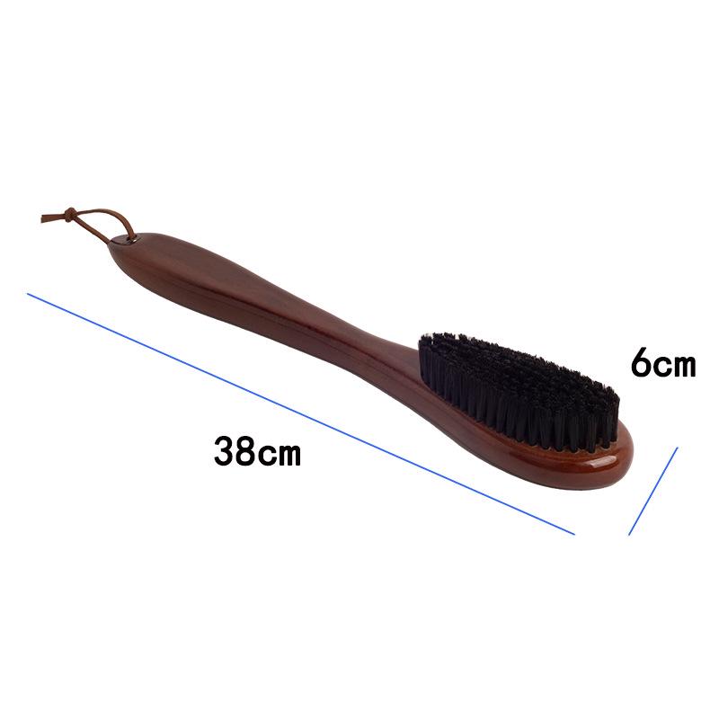 Five-Star Hotel Solid Wood Wide-Shoulder Non-Slip Hangers with Anti-Slip Clips