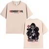 CAPCOM Game Resident Evil Graphic T Shirt Unisex Women Vintage Fashion Short Sleeve Tshirt Casual 100 Cotton Summer Streetwear
