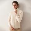 Lekasha Cashmere 2026 Stand-up Collar Women's Double Zipper Cardigan Coat