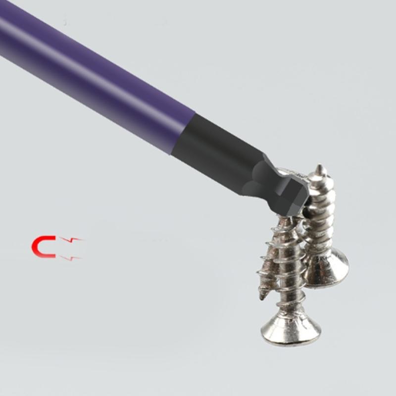 Inner Hexagonals Ball Head Screwdriver Set 1/4inch Ball End Hexagonals Screwdriver Socket Set 13PCS