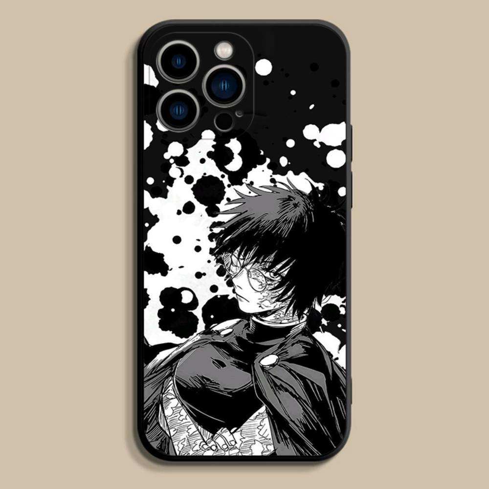 M-Maki Zenin Jujutsu Kaisen Phone Case For iPhone 17,16,15,14,13,12,Pro,Max,Plus,E,SE4,Air,Mini Black Soft Cover