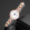 Women's Watch Bracelet Analog Display Popular Simple Alloy Belt Stylish Rose Gold Birthday Anniversary Christmas Valentine's Day Gift
