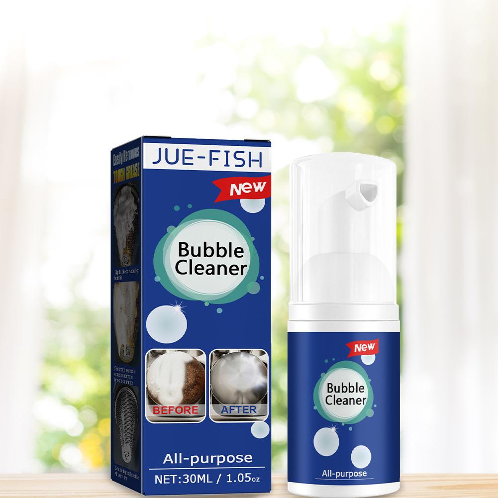 30ml/100ml Oil Stain Bubble Cleaner Multi-Purpose Foam Cleaner Oil Stain Remover for Kitchen Hood and Ware for House Cleaning