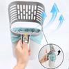 2 in 1 Detachable Shovel Sand Cats Toilet with Auto Baffle Set Kitten Cleaning Shovel Sand Litter Scoop Pickup Bag Cat Supplies