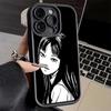 Phone Case for iPhone 17 Air 16E 15 16 Pro Max Japanese Horror Anime Cover 14 Plus 13 12 Mini Soft Shell Silicone Fundas