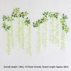 Faux Violet Blossom Trails Vintage Ceiling Backdrop Drooping Lavender Tendril Simple Synthetic Bush Twig Gorgeous Party Wreath