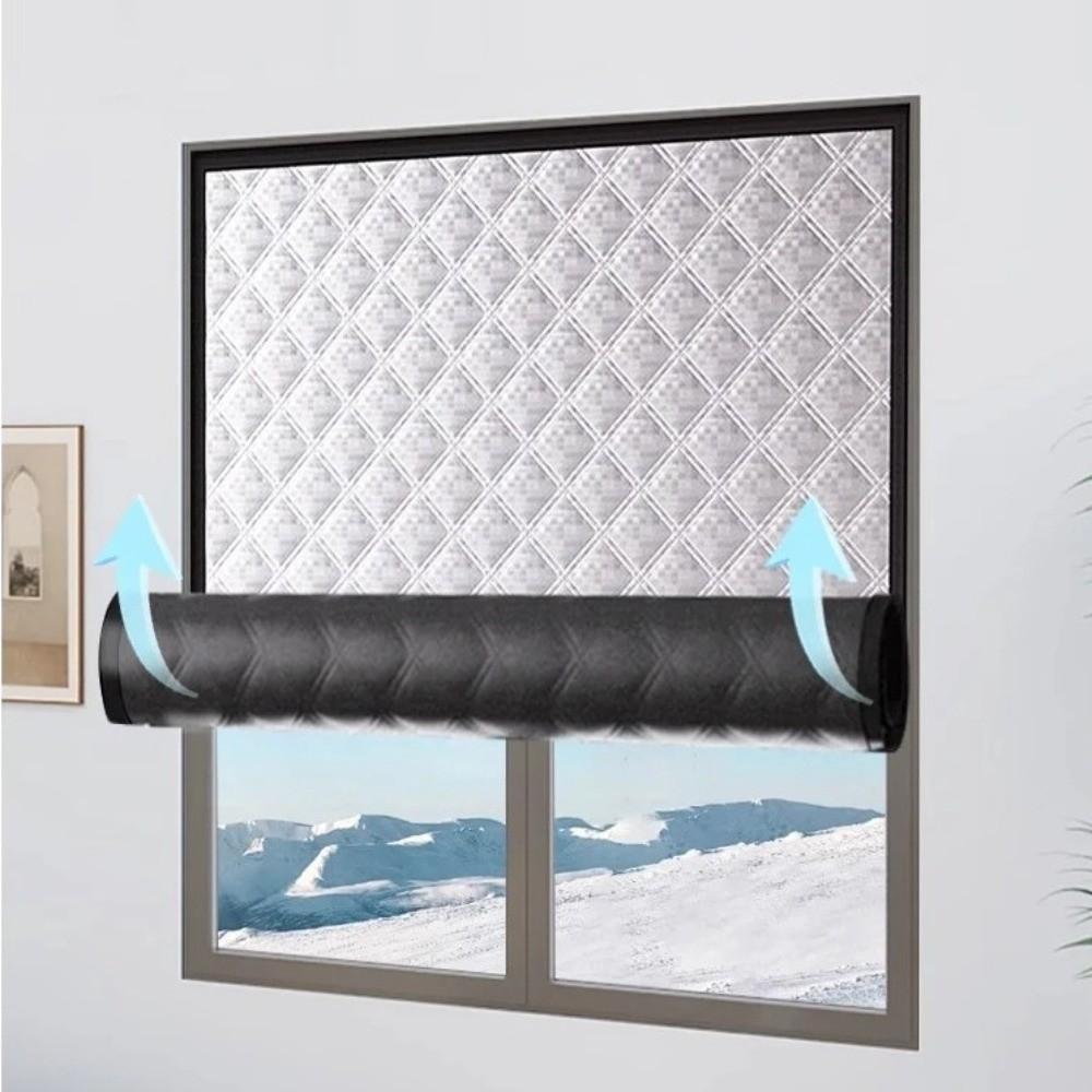 Kulde- og varmeisolasjon Vintervarme gardiner Fortykkede tetningsgardiner Vindusvarme skjermer