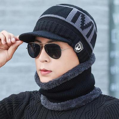 Winter Outdoor Sports Winter Golf Knit Beanie Neck Warmer Set