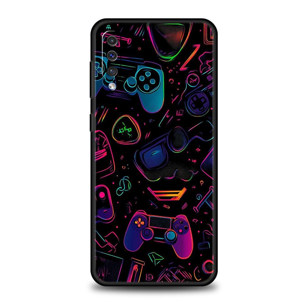 Game Controller Graphic Phone Case for Samsung Galaxy A56 A36 A26 A16 A34 A24 A42 A22 A20 A12 A40 A30 A10 Soft TPU Cover Shell