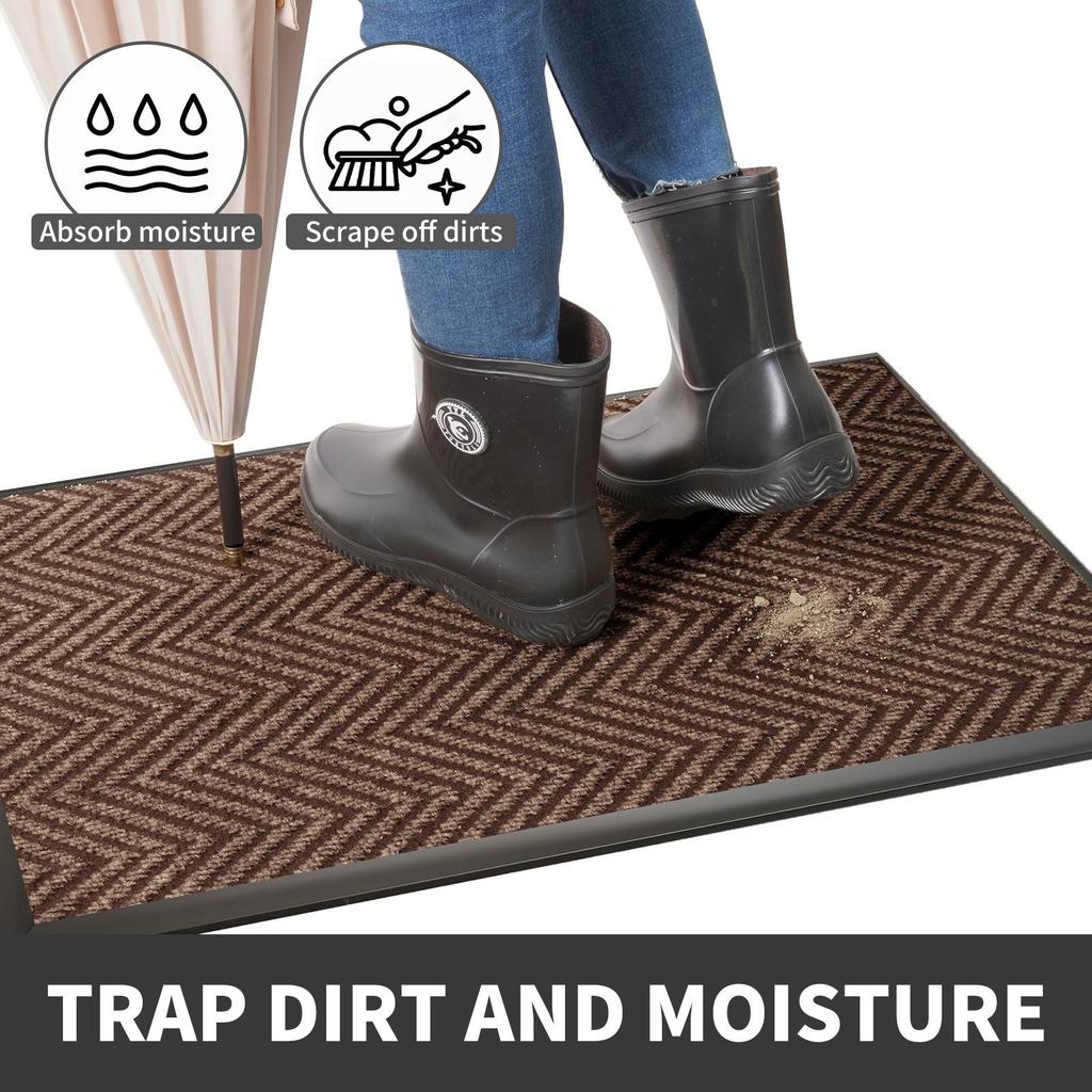 Hotel-Fußmatte aus Gummi, rutschfest, für den Eingang eines Einkaufszentrums, Fußmatte, staubdicht, für den Haushalt