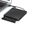 Portable USB 3.0 and Type C 2 Interfaces External DVD Drive, Fast Speed Data Transfer Writer for PC and Laptop
