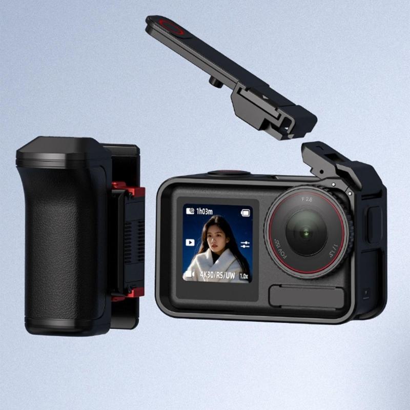 Quick Release Action Camera Grip Handle for Action4/3 Street Shoots Ergonomic Comfort Multiple Interfaces Magnetic