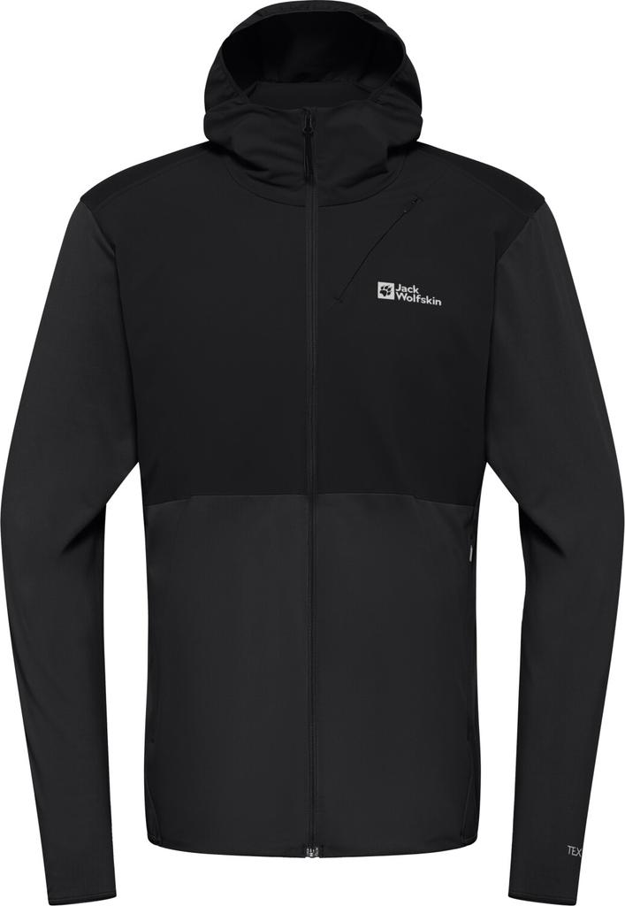 Куртка Jack Wolfskin Prelight Trail Hoody Men (A63791) черная
