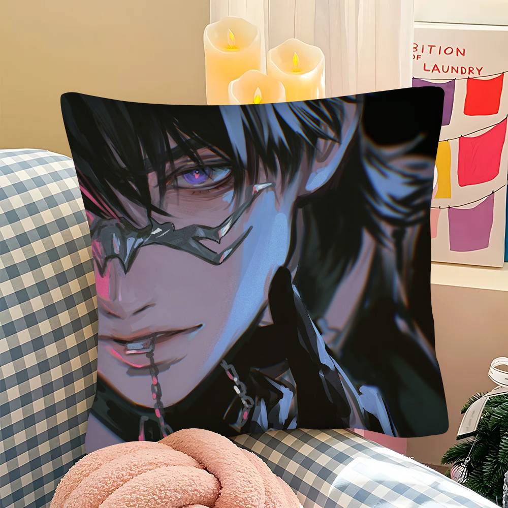 1Pc Love And Deepspace Zayne Lishen Pillow Case Fashion Square Pillowcase Bedroom Sofa Room Ins Decoration Leisure