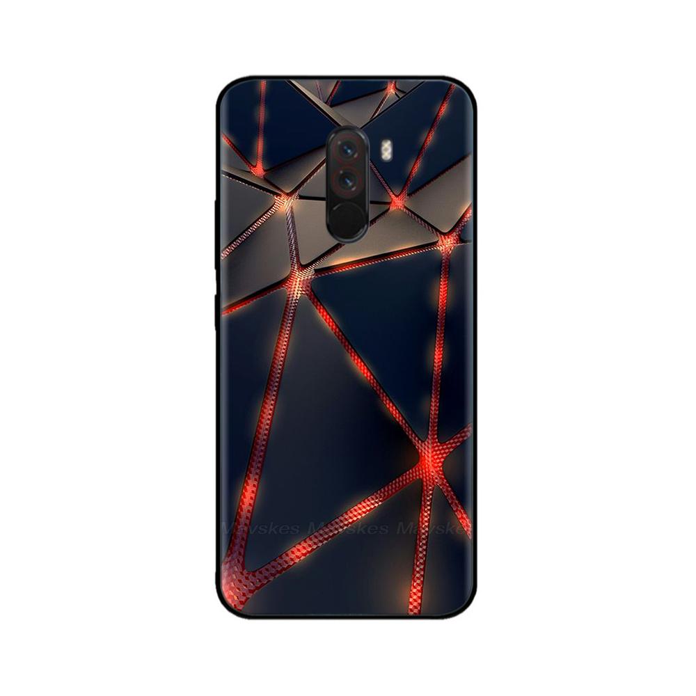 Phone Case For Xiaomi Pocophone F1 Global Case Pocofone F1 Silicone Soft TPU Back Cover For Xiomi Poco F1 Case Black Bumper