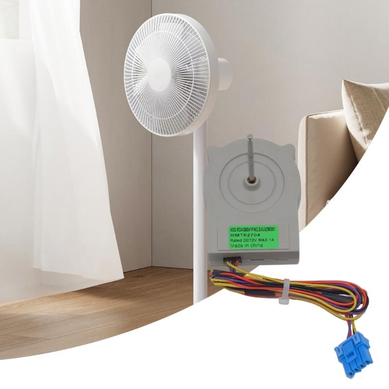 12V 4Pin Refrigerator Fan Motor Assembly For EAU62963001 Cooling Replacement Housing Freezer Fan Motor Part