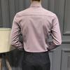 Premium Non-iron Long-sleeved Casual Shirt Spring Korean Style Men's Striped New Business Slim Fashion Handsome