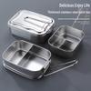 Sweet Elegant Double-Layer 304 Stainless Steel Lunch Box