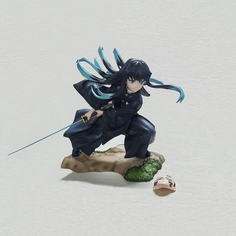 Anime Demon Slayer Figure Tokitou Muichirou Figures Action Figurine Pvc Doll Decoration Statue Figure Playthings Christmas Gifts