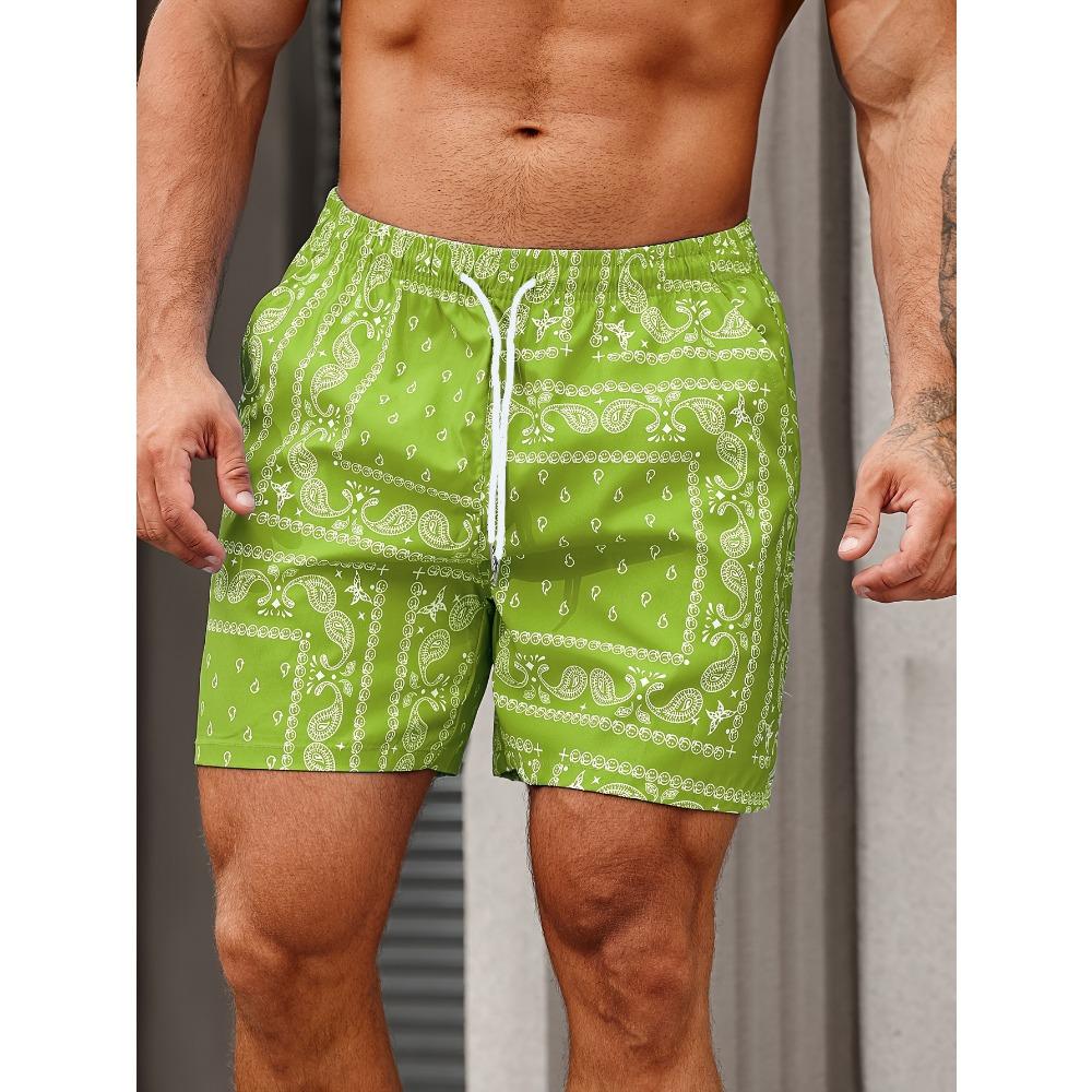 Vintage Floral Graphic Printed Men's Beach Shorts 3D Printing For Men's Outdoor Casual Shorts Men's and Women's Shorts
