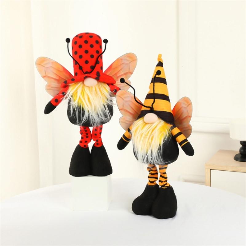 Honeybees Gnomes Plushie Tomtes Elves Home Decors Bumblebees Gnomes Decors