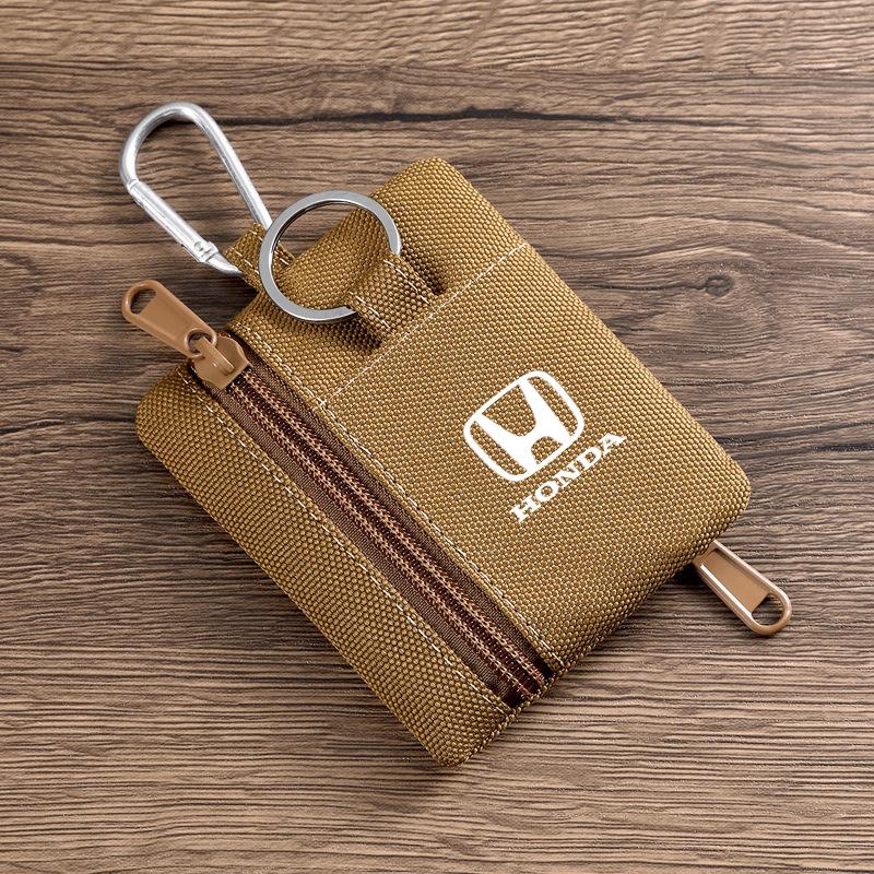 ARC1 Mini Wallet Key Card Carrier Holder Small Travel Waist Bag Camping Hiking Hunting Pouch For Honda Mugen Power Accords Sticker