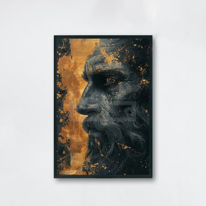 Greek Mythology Zeus Poster Greek Gods Ancient Roman Prints Canvas Painting Myths Legends Wall Art Pictures Home Room Decoration