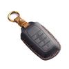 Crazy Horse Leather Key Cover Is Suitable for Toyota Key Bag, El Farland Cool Luze Car Key Bag Is Purely Handmade