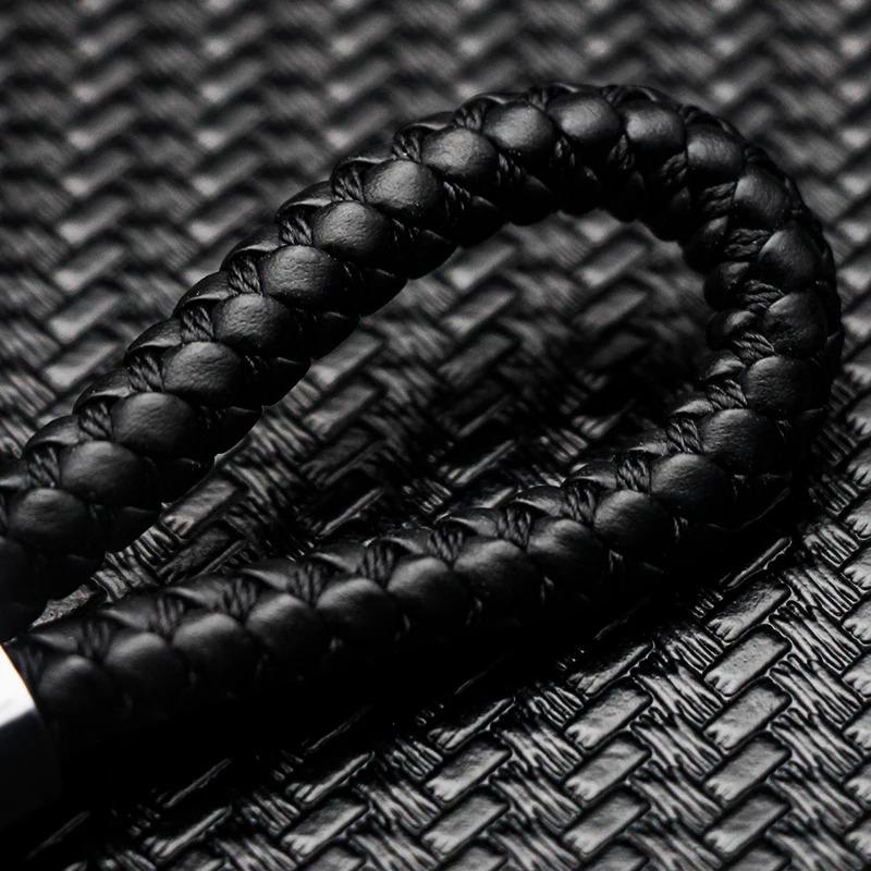 Handmade Braided Rope Keychain Anti Lost Key Ring Fit Volvo Xc60 Xc40 Xc90 S60 S90 V60 V90 Ex30 Ex40 Ex90 C40 V40 Car Key Gift