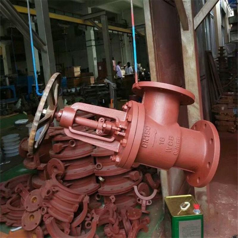 Industrial DN100 Low-Temperature Liquid Ammonia Angle Globe Valve J44B