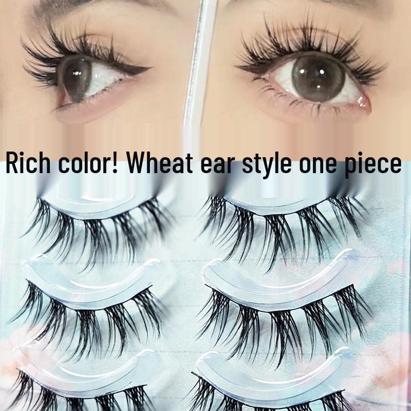 

Yue Jiao Niang European Wheat Ear Natural Thick Black Eyelashes - Little Devil Design