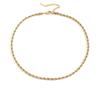 Trendy Stainless Steel Necklace for Unisex Fashion Twine Hip Hop Choker Women Men Neck Chain Necklace Jewelry