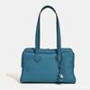 First Layer Cowhide Victoria Bowling Pillow Bag Genuine Leather Portable Tote Bag Fashionable High-end Shoulder Messenger Bag