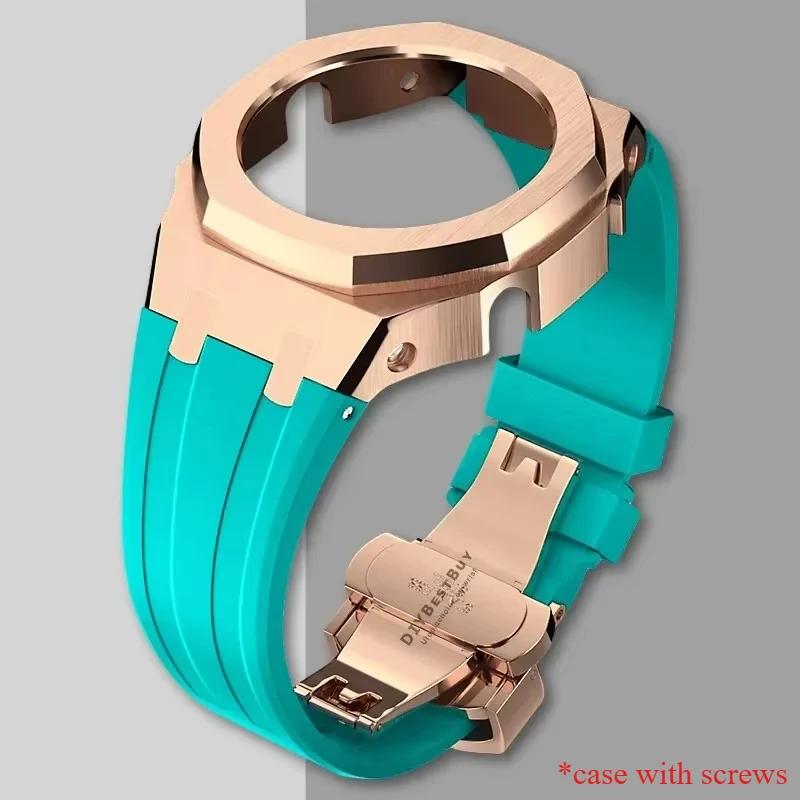 Gen4 Metal Case Bezel Frame GA2100 GAB2100 Casioak Mod Kit Modification Frame For GA2110 Metal Rubber Strap Accessory Wholesale