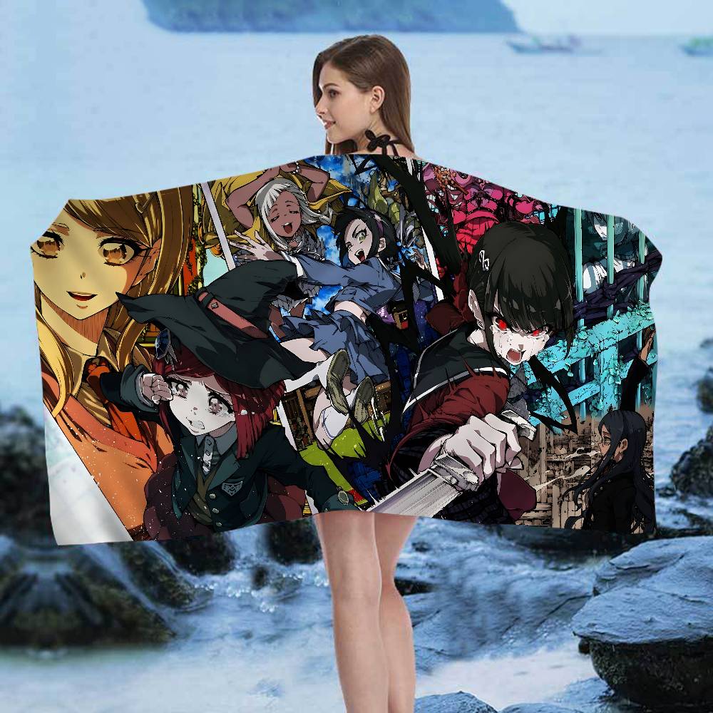 Classic Anime Danganronpa Movie Beach Colorful Bath for Girl Microfiber Quick Dry Sand Free Beach Yoga Spa Gym Pool