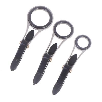 Folding Stainless Steel Telescopic Guide Ring Fishing Rod Pole Line Guides Top Rings Diy Eye Ring Repair Kit Tackle Accessories
