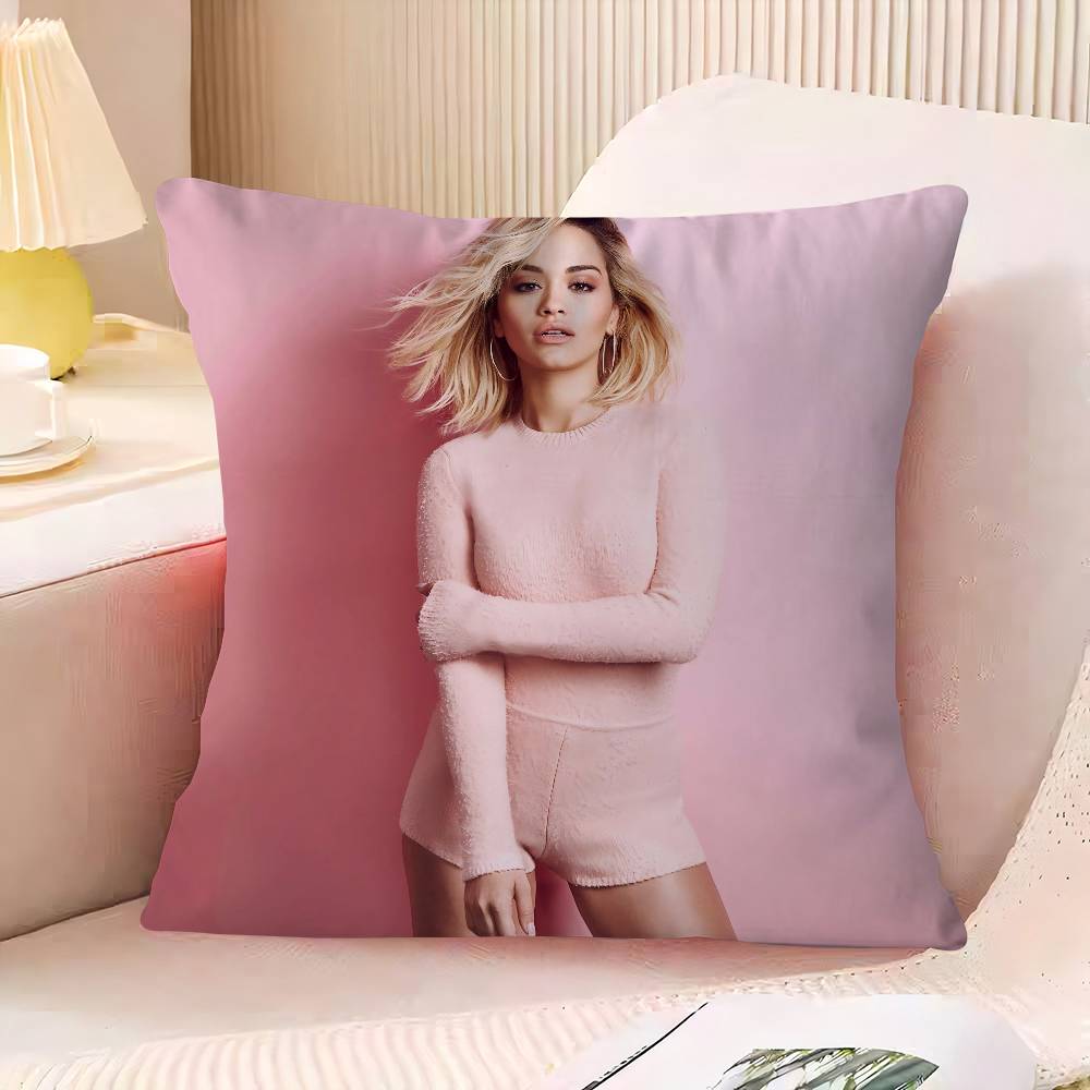 R-Rita O-Ora Pillowcase Toon Gift Cushion Cover Bedroom Home Sofa Chair Seat Decor Pillow Case