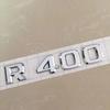 3D Flat Font Chrome Letters R320 R400 4Matic Top Quality ABS Emblem for Mercedes Benz R Class Car Trunk Nameplate Logo Sticker TG7