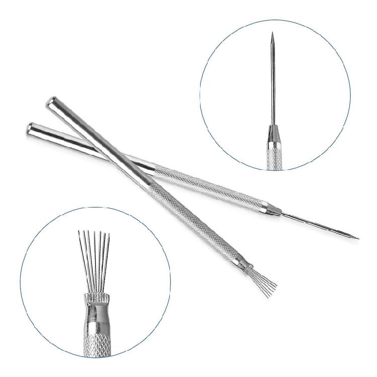 4 Pcs Essential Ceramic Clay Needles Feather Wire Texture Needle Pro Needles