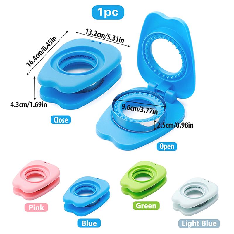 Easy Sandwich Sealer -Round Sandwich Cutter Sealer For Kids Lunch Boxes 2-In-1 Sandwich Maker Ideas For School Lunches Bento