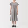 MUJI Cool Short Sleeve Size BC2LKA5S Women's Dress, Gray, M,