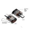 USB 3.2 To Type C Adapter OTG Fast Charging 120W 10GB High Speed Data Audio Transfer For PC Tablet Phone USB C Converter